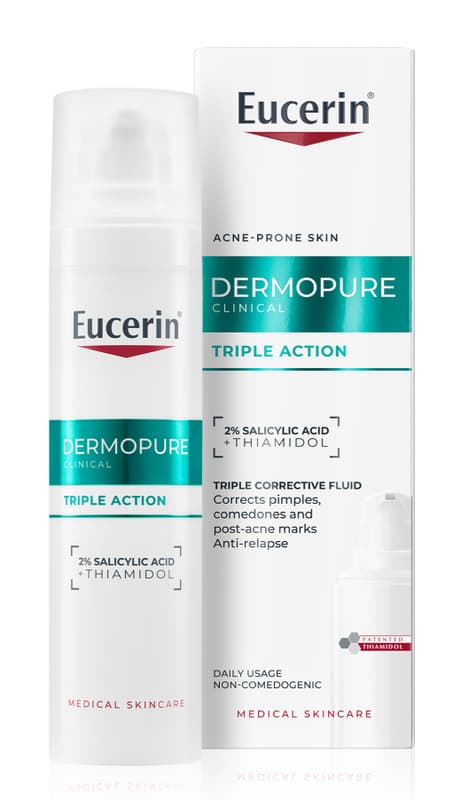 Eucerin DermoPure CLINICAL fluid s trojitým účinkem 40ml