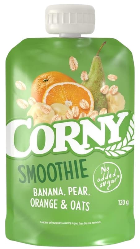 CORNY Smoothie banana, pear, orange, oat flakes 120 g