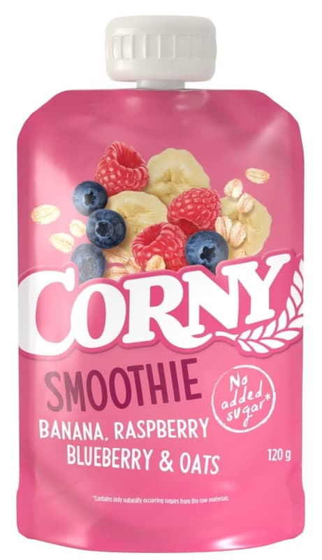 CORNY Smoothie banana, raspberry, blueberry, oat flakes 120 g