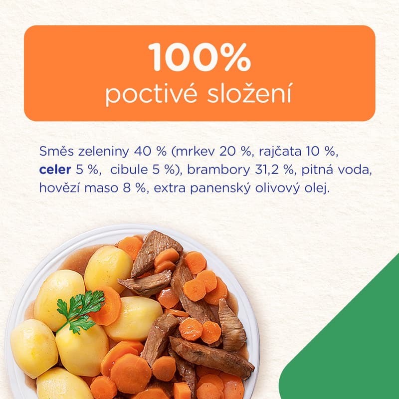 Sunar baby food carrot with beef and potatoes 6m+, 190g