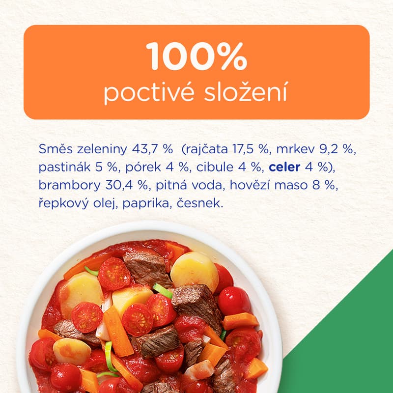Sunar Příkrm zeleninové ragú s hovězím