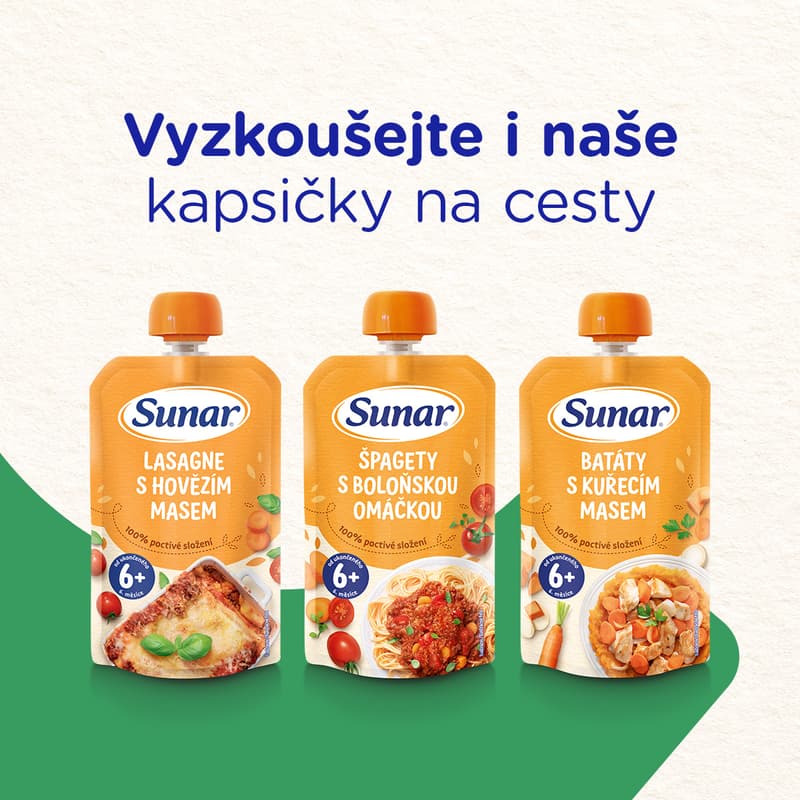 Sunar Příkrm zeleninové ragú s hovězím