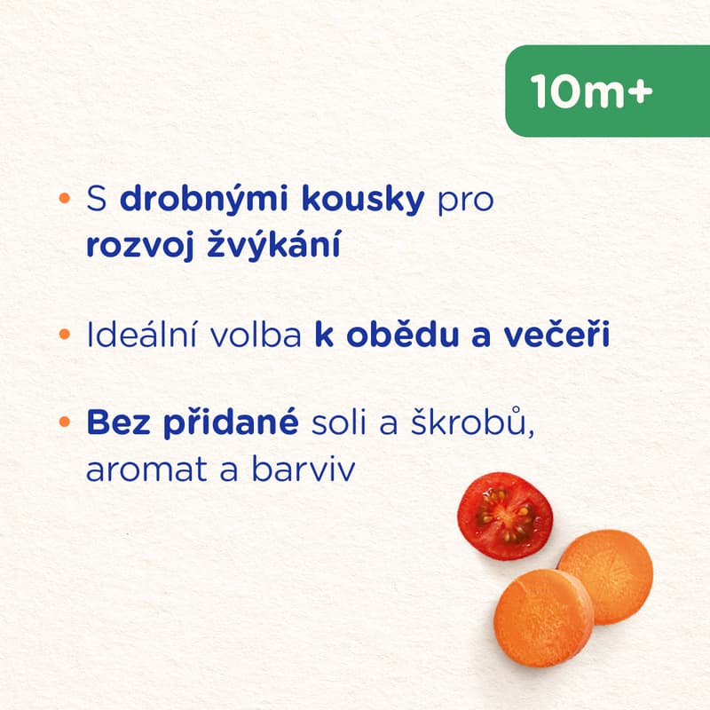 Sunar Příkrm dušená zelenina s čočkou