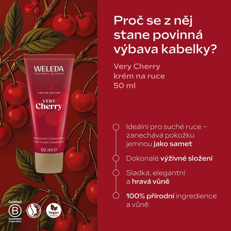 Weleda Very Cherry krém na ruce