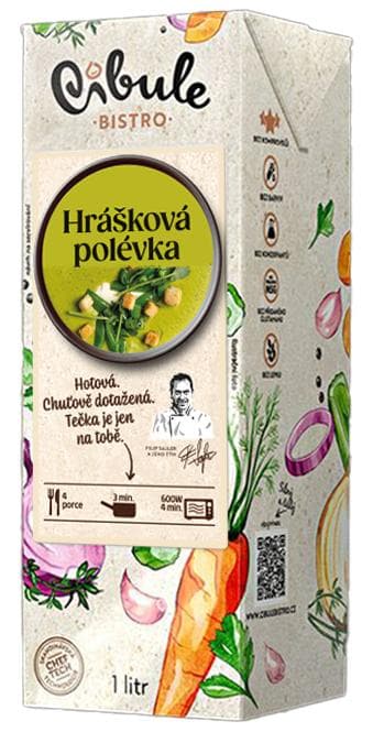 Cibule Bistro Pea soup