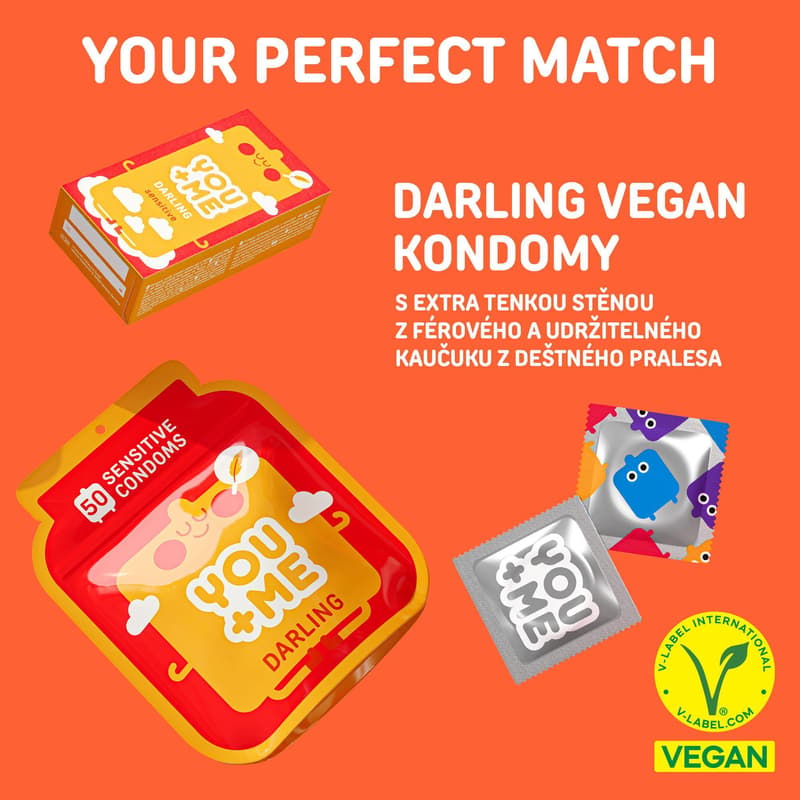 You+Me Darling Vegan lubrikant s hřejivým uvolňujícím účinkem