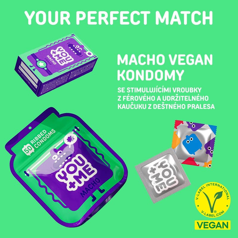 You+Me Macho Vegan lubrikant se silným stimulujícím účinkem