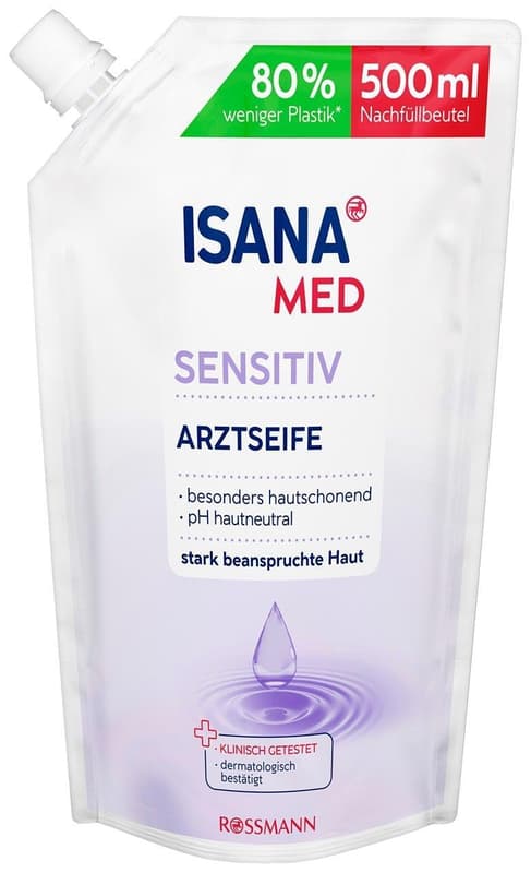 ISANA Honey Liquid Soap Refill Sensitive