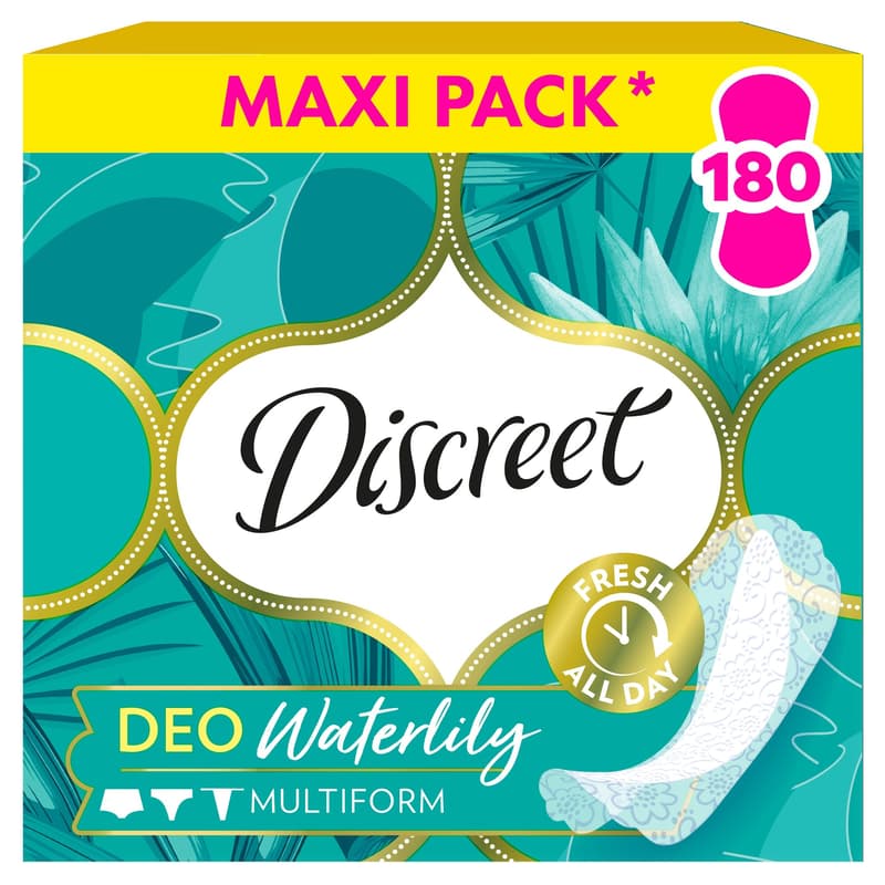 Discreet Multiform Waterlily Pantyliner