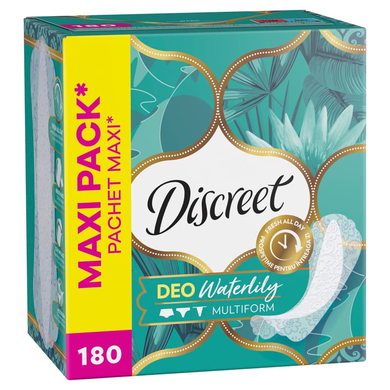Discreet Multiform Waterlily Pantyliner