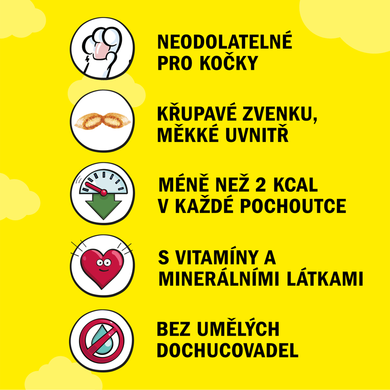 Dreamies Pamlsky sýrové pro kočky