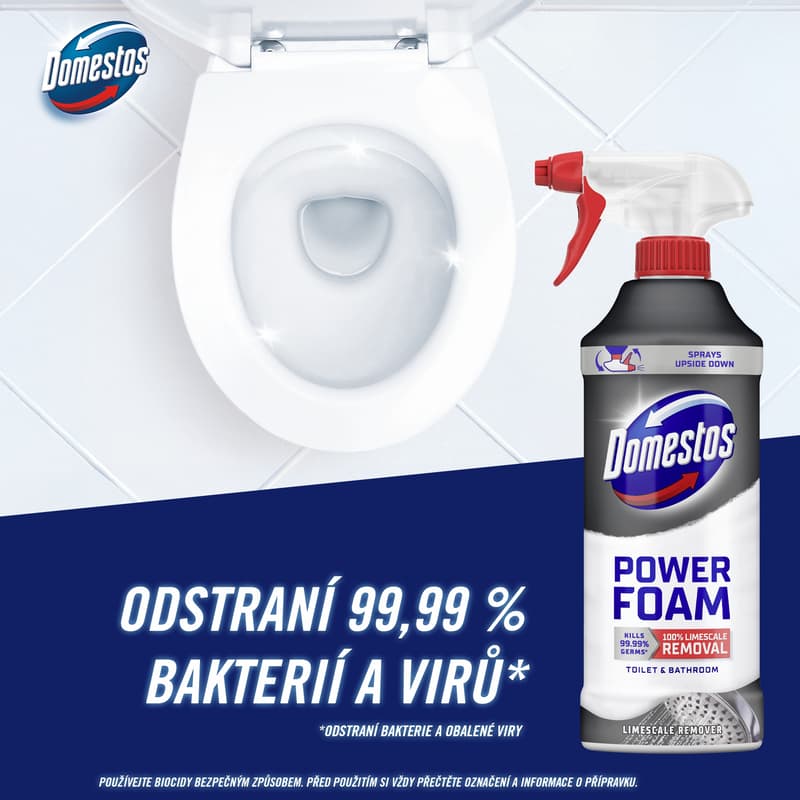 Domestos Power Foam no limescale