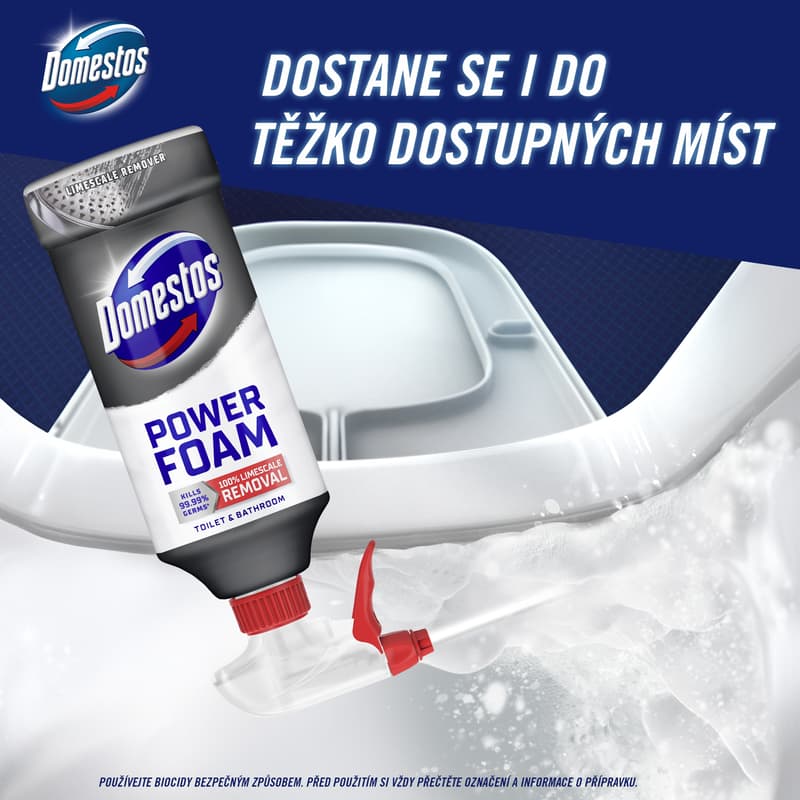 Domestos Power Foam no limescale