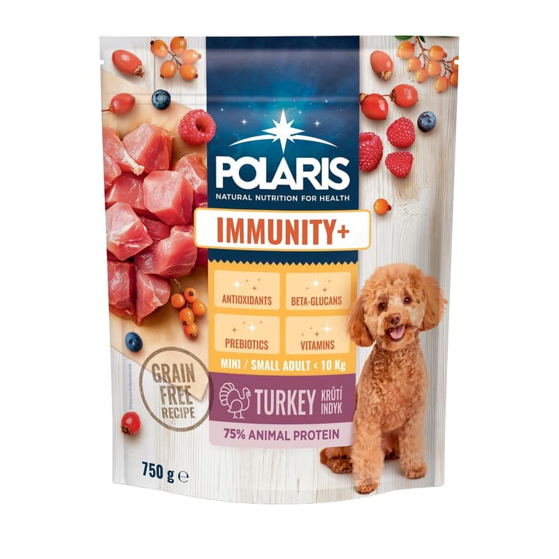 Polaris dry food FM GF dog Immunity small&mini turkey