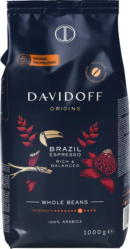 Davidoff Café Origins Brasil zrnková káva