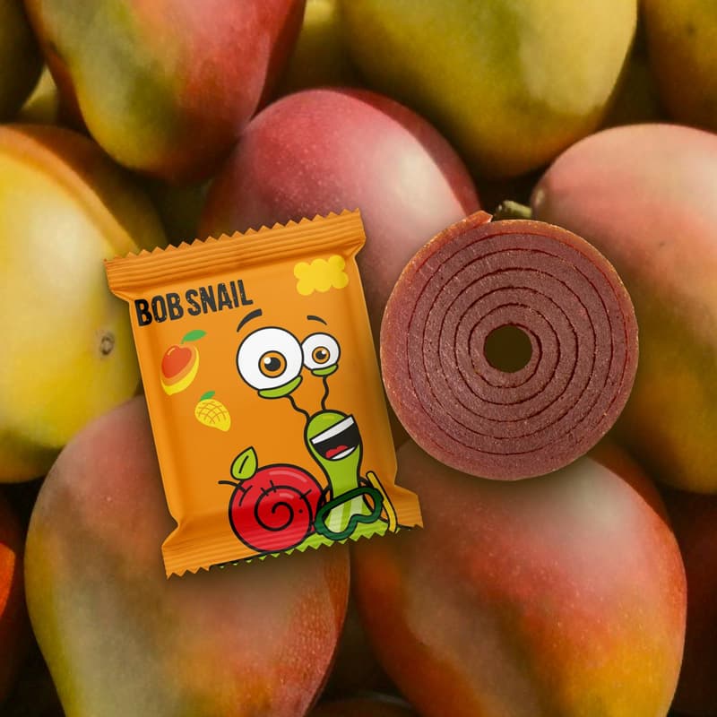 Šnek Bob Ovocné rolky mango