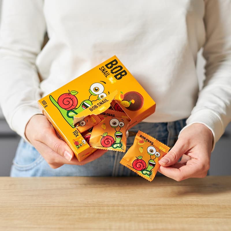 Šnek Bob Ovocné rolky mango