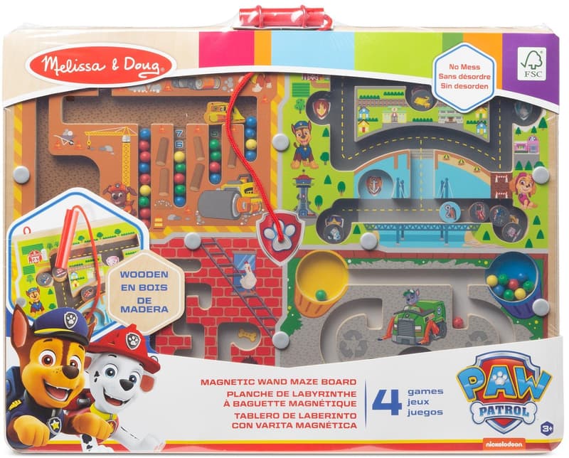 Melissa & Doug Dřevěné magnetické bludiště