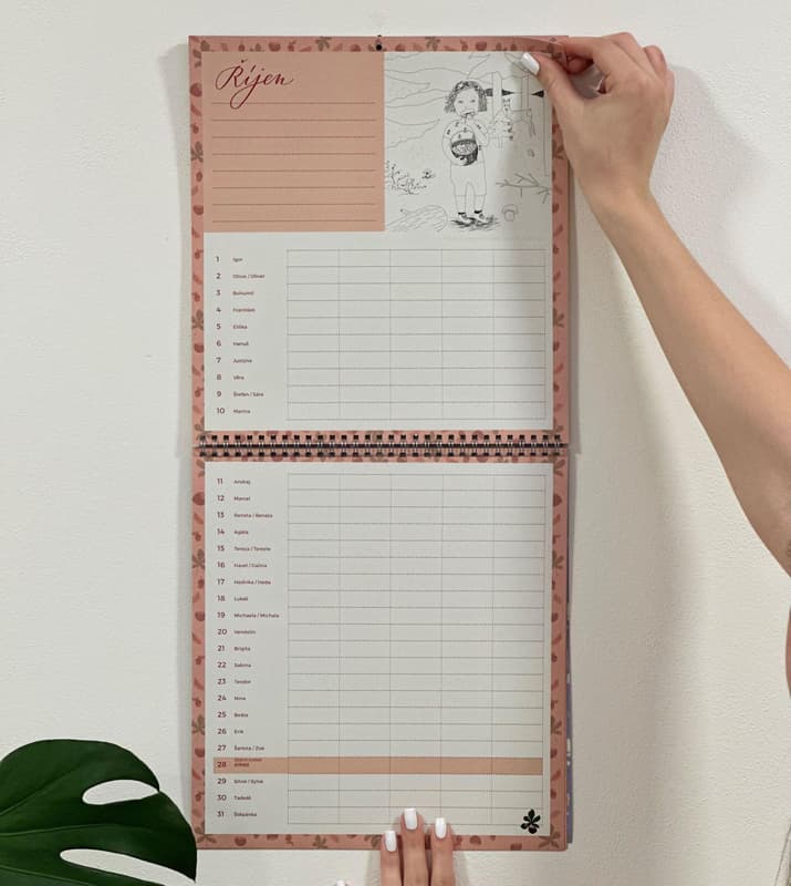 Be Nice ECO Family wall calendar