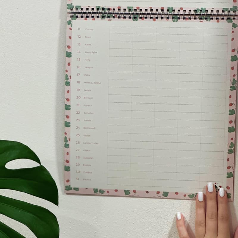 Be Nice ECO Family wall calendar