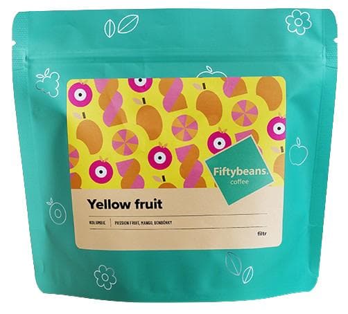 Fiftybeans Colombia Yellow Fruit filter whole bean coffee