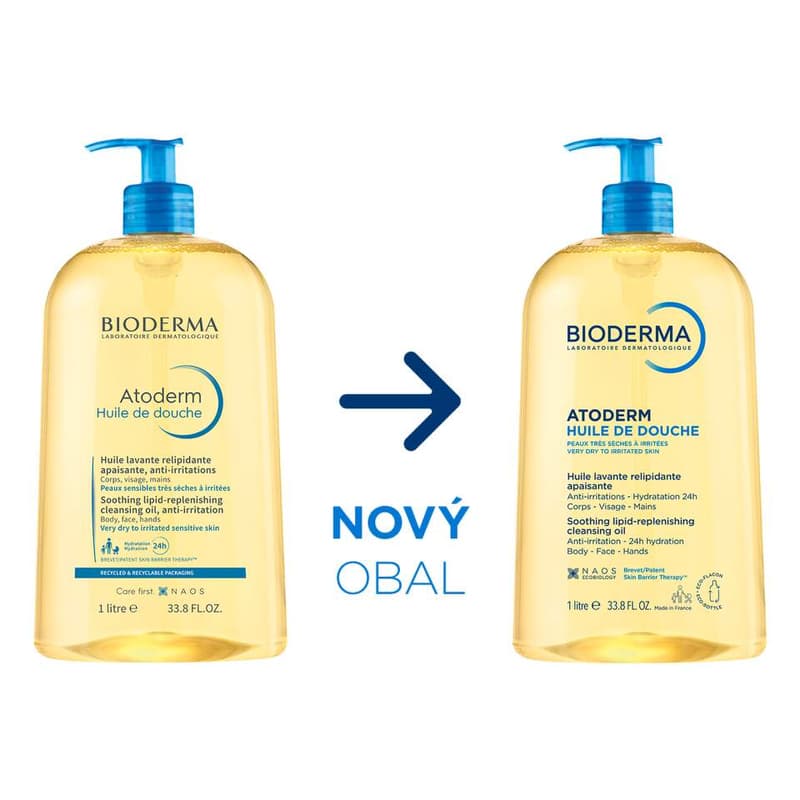 BIODERMA Atoderm Sprchový olej 1L