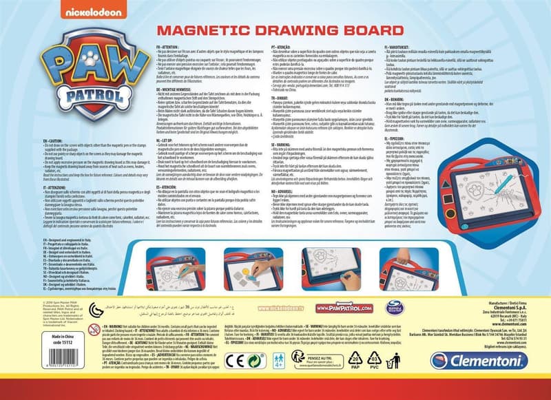 Clementoni Paw Patrol magnetic board