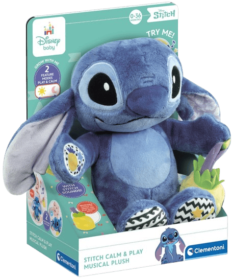 Clementoni Disney baby interaktivní Stitch se zvuky