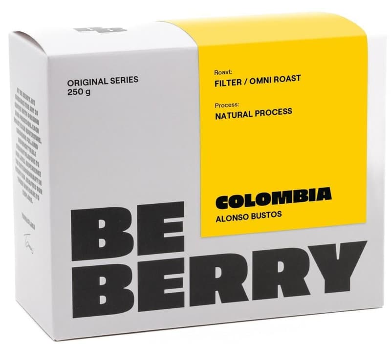 BeBerry Coffee Kolumbie Alonso Bustos filtr/espresso zrnková káva