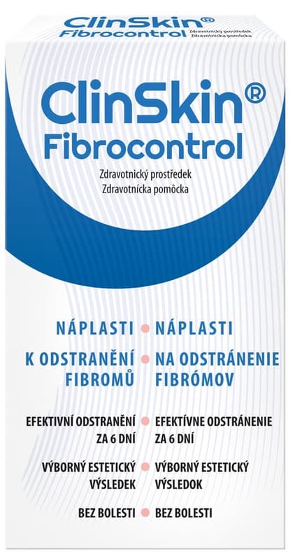 ClinSkin Fibrocontrol náplasti k odstr.fibromů 3ks
