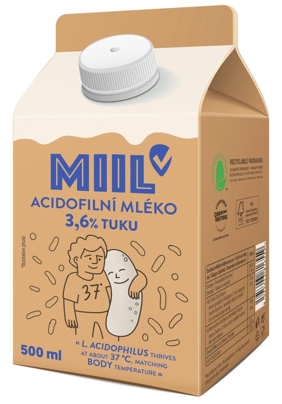Miil Acidophilus milk 3,6% fat