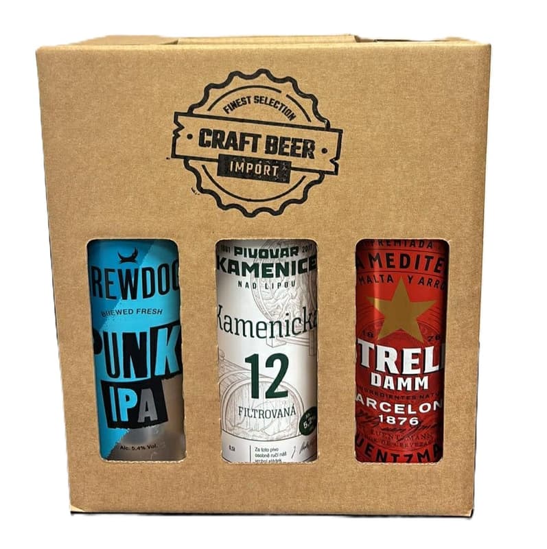 Craftbeer Pivní expedice: Degustační mix v plechovkách