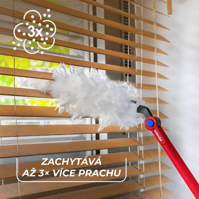 Vileda Flex & Catch prachovka s dlouhou rukojetí