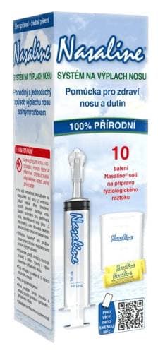 Nasaline Systém na výplach nosu 10ks