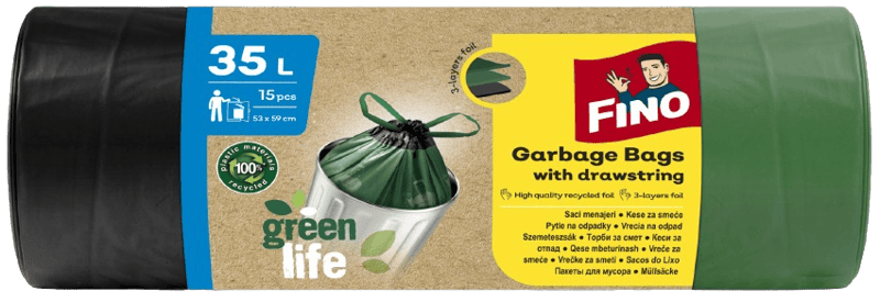 Fino Green Life zatahovací pytle 35 l