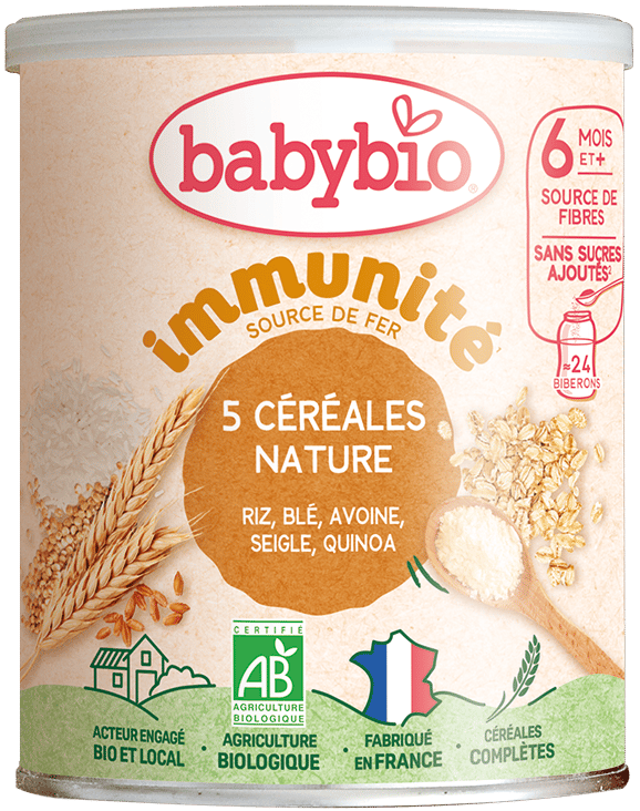 Babybio Immunité nemléčná pětizrnná obilná kaše