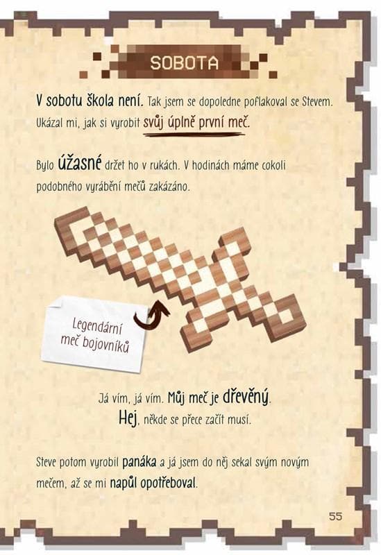 Cube Kid Deník malého Minecrafťáka