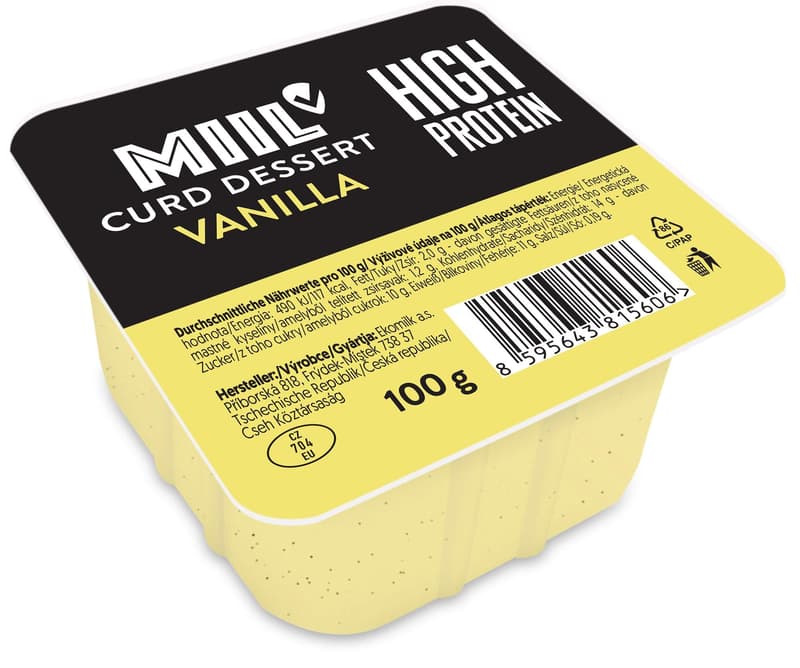 Miil High protein curd dessert vanilla