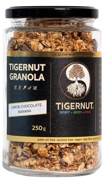 Tigernut Granola Carob čokoláda / banán
