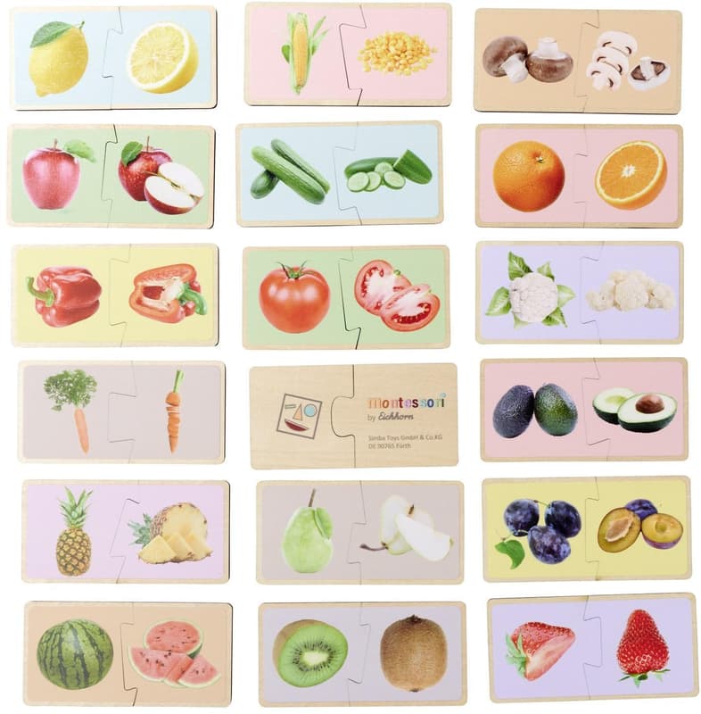 Montessori Fruit and Vegetable Puzzle