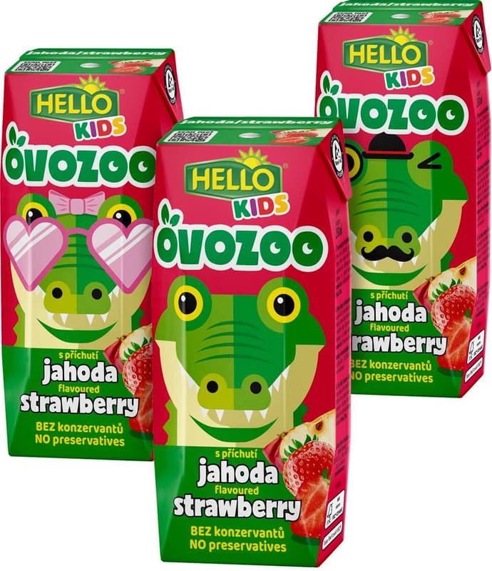 Hello Ovozoo pitíčko – jahoda