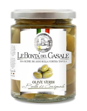 Le bontà del casale Olive Verdi Bella di Cerignola – zelené olivy v nálevu