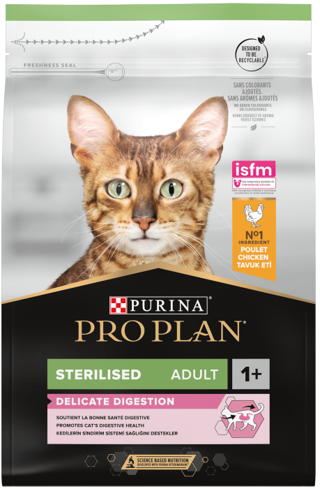 Pro Plan Adult Sterilised Delicate Digestion kuře granule pro kočky