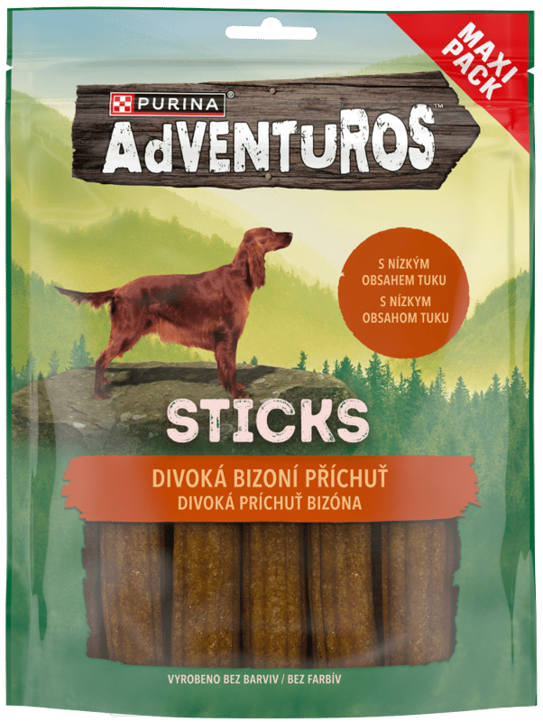 Adventuros Sticks dog treats bison 305 g