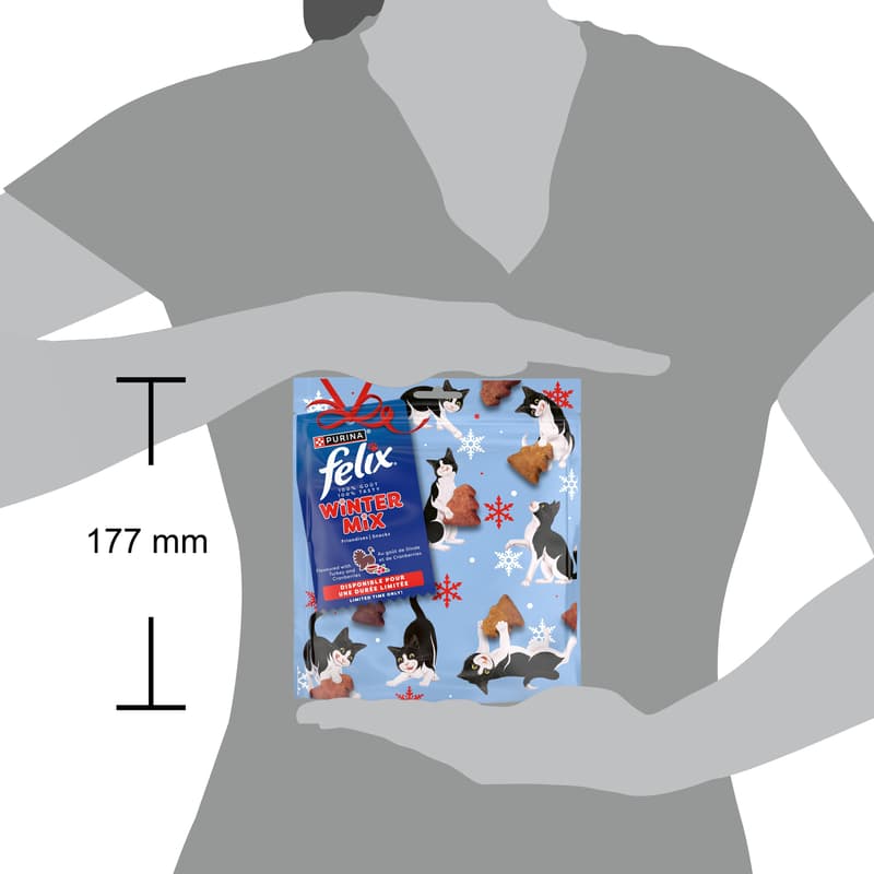 Felix Winter Mix pamlsky pro kočky krůta