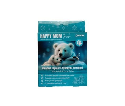 Jadob HAPPY MOM Touch chladivá náplast 5x5cm 5ks