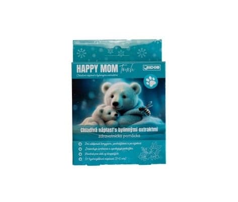 Jadob HAPPY MOM Touch chladivá náplast 5x5cm 5ks