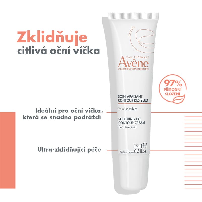 AVENE Zklidňující péče o okolí očí 15ml