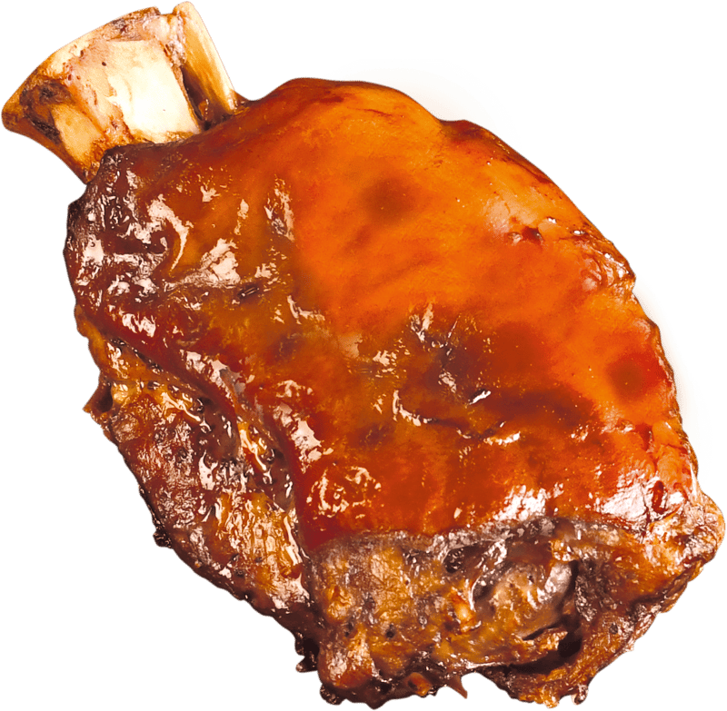 Nowaco Pregnant chef Pork knuckle sous-vide
