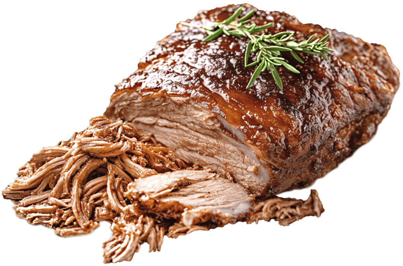 Nowaco Pregnant cook Pulled pork sous-vide